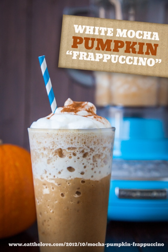 White Mocha Pumpkin Frappuccino by Irvin Lin of Eat the Love