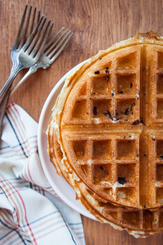 Best Belgian Waffle Recipe | Belgian Waffles Recipe | Eat the Love