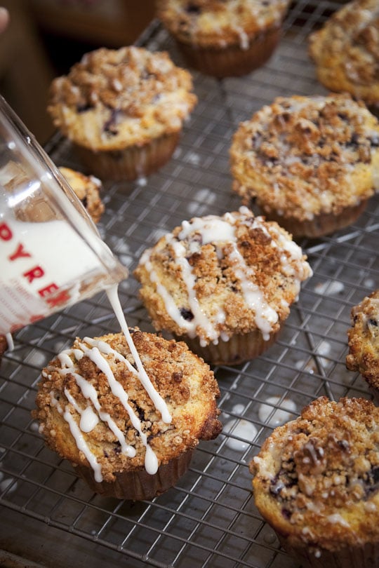 Cornmeal Blueberry Lemon Muffins with Crumb Topping. Photo by Irvin Lin of Eat the Love. www.eatthelove.com