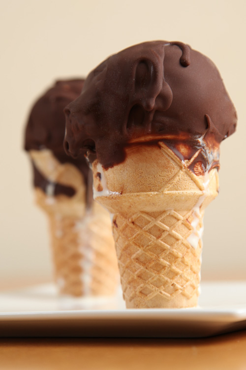 or just admire the beauty of the chocolate cover ice cream