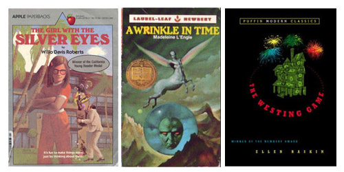 Girl with the Silver Eyes, A Wrinkle in Time, The Westing Game