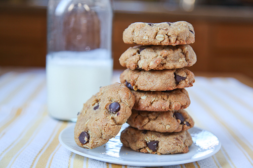 Chunkt Chocolate Toffee Oatmeal Whole Grain Cookies Jpg