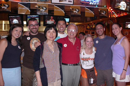 AJ, me and the family at Hooters. Don't ask. jpg