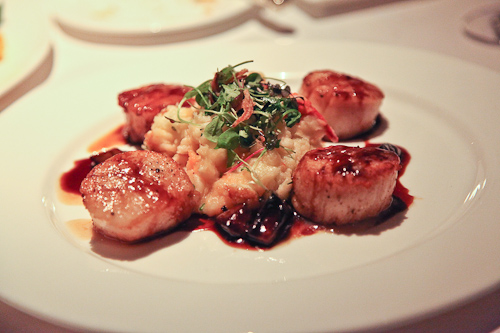 Scallops with Lobster Mashed Potatoes. jpg