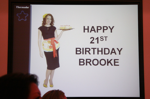 Oh Happy Birthday Brooke!