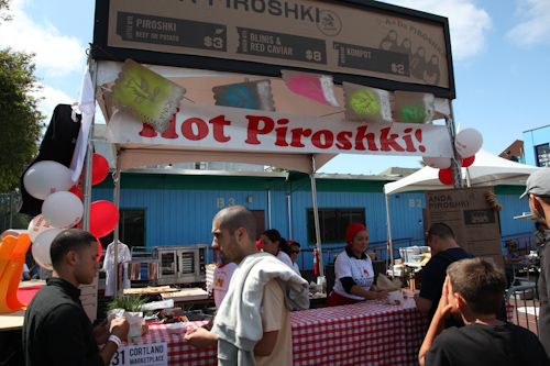 Anda Piroshki was offering up hot piroshkis. jpg