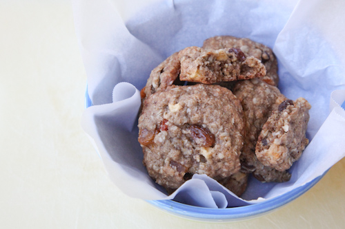 Rum Soaked Tropical Fruit Oatmeal Cookies jpg