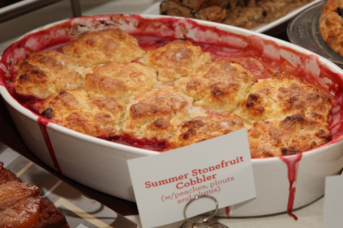 Summer Stone Fruit Cobbler