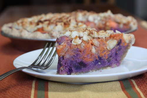 purple sweet potato pie recipe