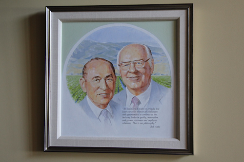 Founders George Tanimura & Bud Antle join forces to grow & distribute produce. jpg
