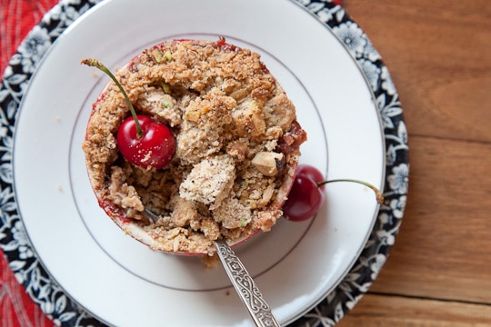Rhubarb-Cherry-Apple-Strawberry-Spring-Nutty-Crumble-Gluten-Free-Eat-The-Love-Irvin-Lin-3