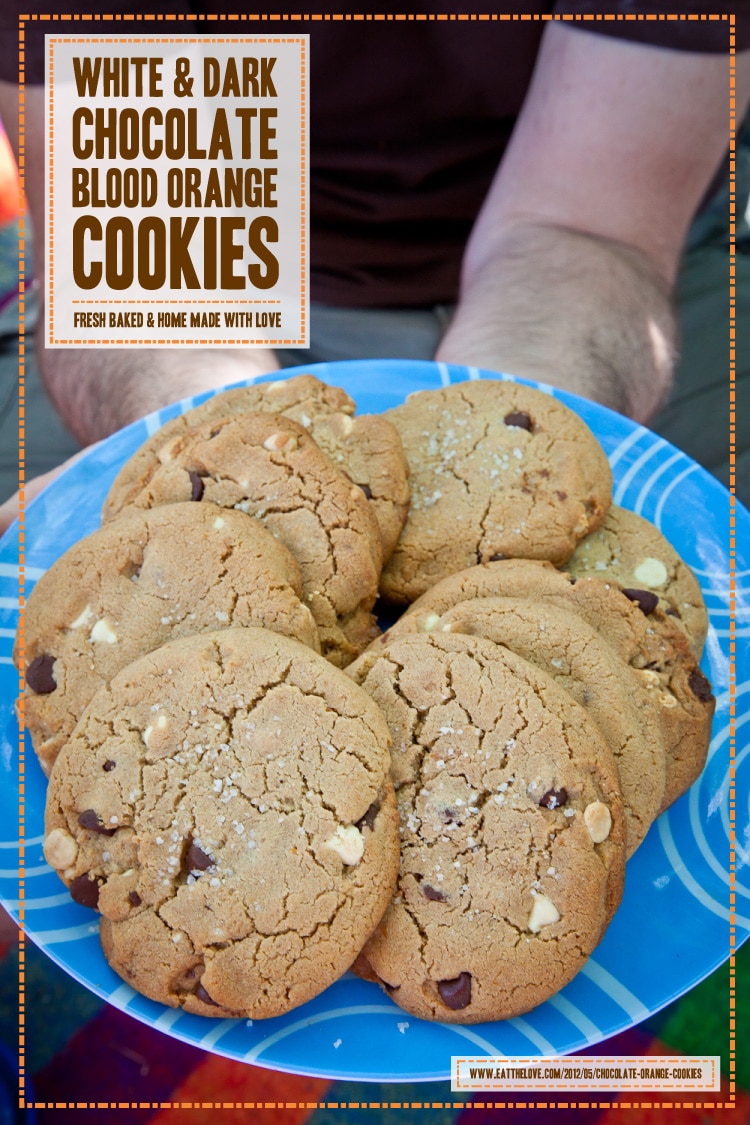 White and Dark Chocolate Blood Orange Cookies & Same Sex Marriage