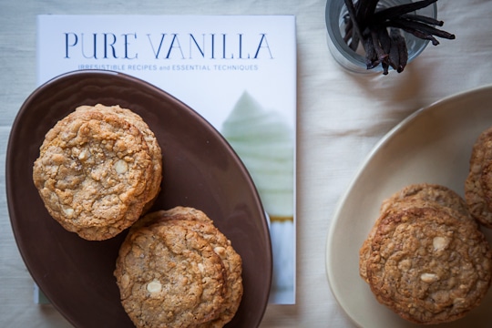 Salted Vanilla Bean White Chocolate Multigrain Cookie by Irvin Lin of Eat the Love
