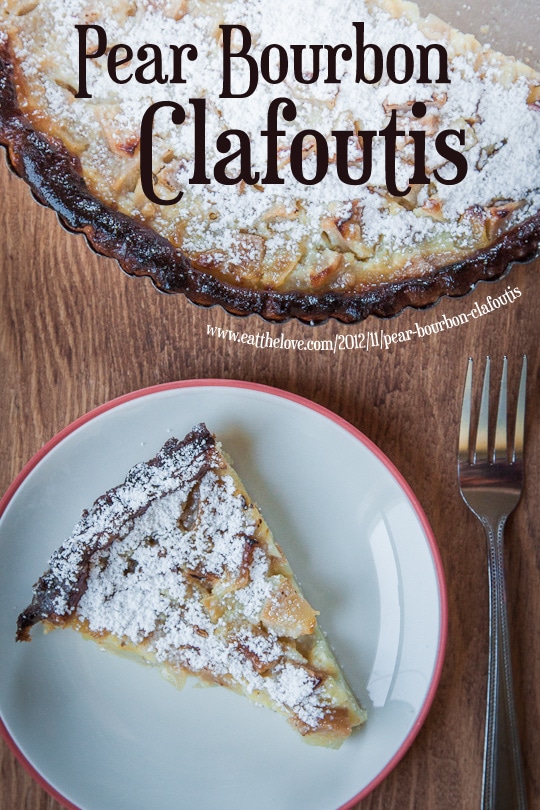 Pear Bourbon Clafoutis by Irvin Lin of Eat the Love