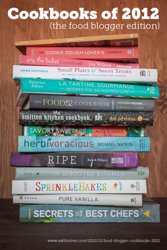 Cookbooks of 2012, the food blogger edition. Photo by Irvin Lin of Eat the Love
