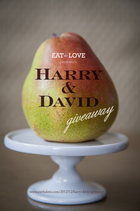 Eat the Love presents a Harry and David giveaway. Photo and design by Irvin Lin of Eat the Love