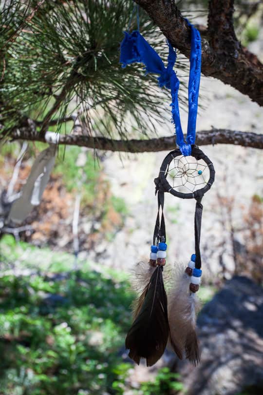 A Lakota Indian Dream Catcher at Devils Tower National Monument by Irvin Lin of Eat the Love | www.eatthelove.com
