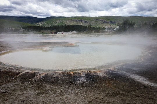 Sulfur springs at Yellowstone National Park by Irvin Lin of Eat the Love. www.eatthelove.com