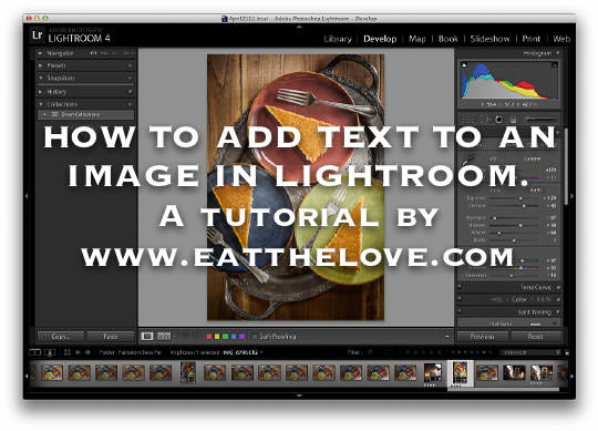 Lightroom Tutorial for text on photos