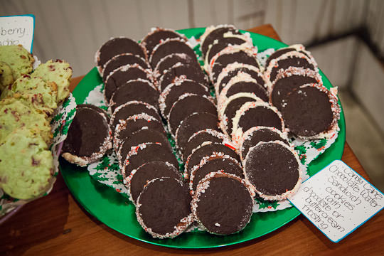 Candy Cane Chocolate Wafer Sandwich Cookies. Photo by Irvin Lin of Eat the Love. www.eatthelove.com