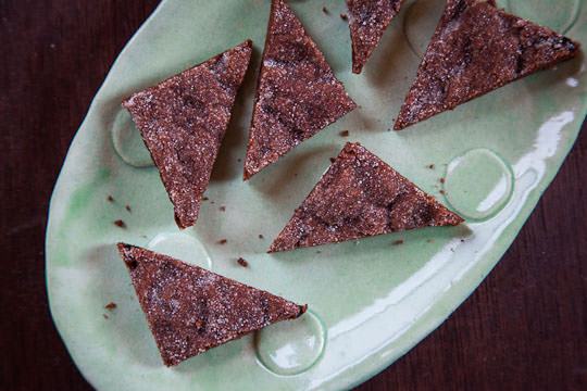 Chocolate Shortbread Cookies, Aztec Style. Recipe and photo Irvin Lin of Eat the Love. www.eatthelove.com