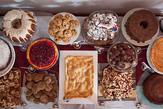 A selection of baked goods from my Holiday Party. Photo by Irvin Lin of Eat the Love. www.eatthelove.com