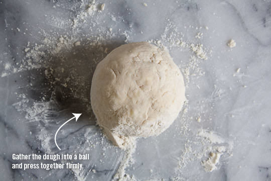 Gather the dough into a ball and press together firmly. Photo by Irvin Lin of Eat the Love. www.eatthelove.com