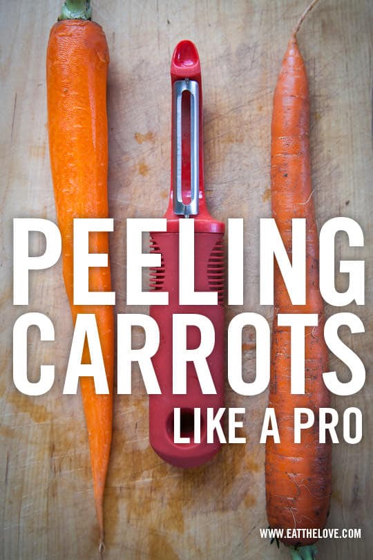 Peeling Carrots, How to Peel a Carrot