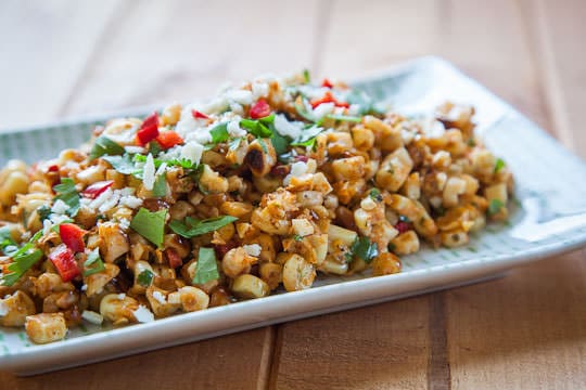 Mexican Corn Salad otherwise known as Esquites. An easy, made from scratch, recipe by Irvin Lin of Eat the Love. www.eatthelove.com