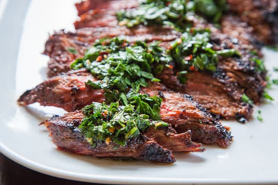 Spice-rubbed Grilled Flank Steak Recipe