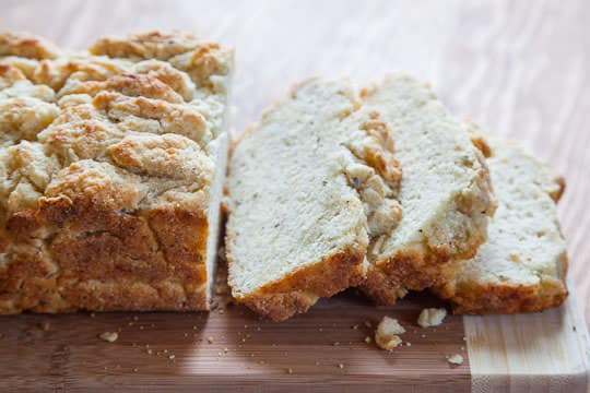 Beer Bread Recipe with fresh rosemary and cheese. Photo and recipe by Irvin Lin of Eat the Love.