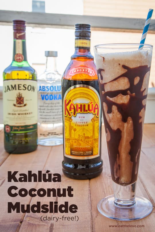 #Ad Kahlua Coconut Mudslide, a dairy-free recipe. Photo and recipe by Irvin Lin of Eat the Love