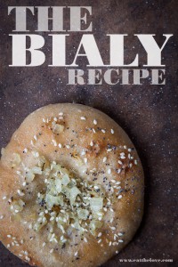 Bialy, a recipe for the underappreciated sibling of the bagel. Photo and recipe by Irvin Lin of Eat the Love.