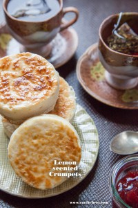 Crumpet Recipe with Lemon. Recipe and Photo by Irvin Lin of Eat the Love.
