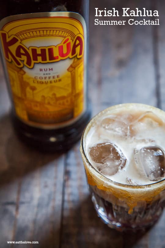 Irish Kahlua Summer Cocktail by Irvin Lin of Eat the Love.