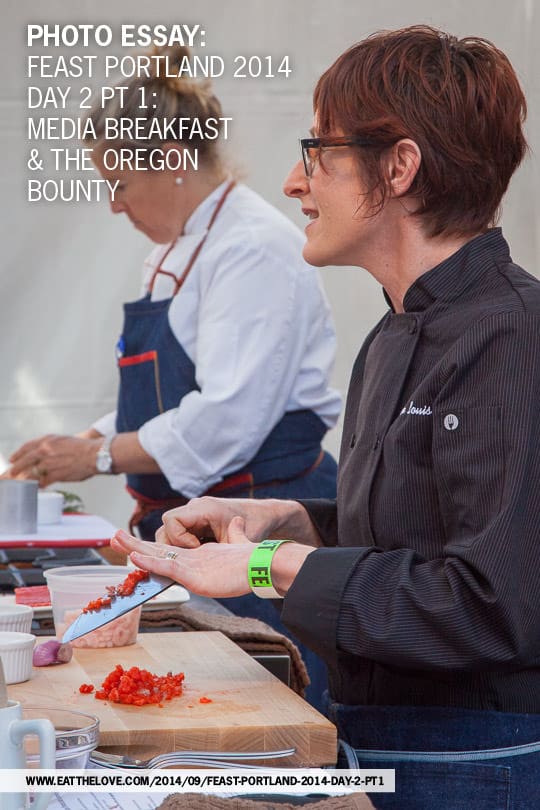 Photo Essay of Feast Portland Day 2, part 1. Photo of Jenn Louis of Lincoln restaurant by Irvin Lin of Eat the Love.