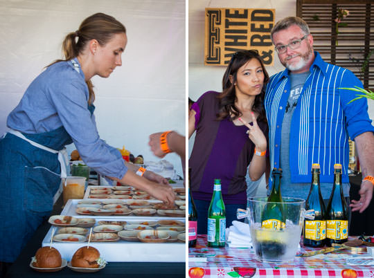 Chefs and Vintners prepping and hanging out at Feast Portland Night Market. Photo by Irvin Lin of Eat the Love.