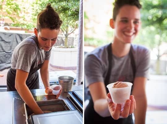 Salt and Straw serving up their signature ice cream at Feast Portland's Oregon Bounty. Photos by Irvin Lin of Eat the Love. 