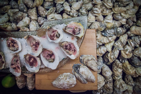 Oysters at Feast Portland's High Comfort. Photo by Irvin Lin of Eat the Love. 