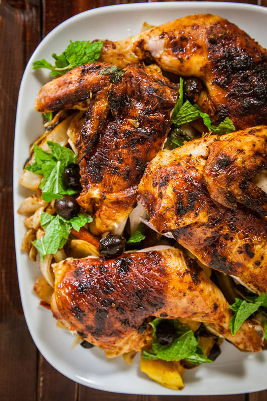 Moroccan Roast Chicken. Photo and recipe by Irvin Lin of Eat the Love.