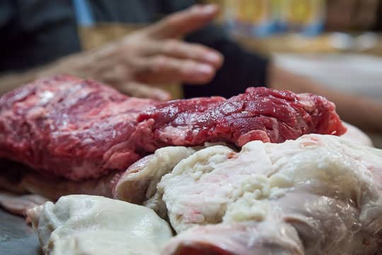 Flap meat at Belmar La Gallinita Meat Market