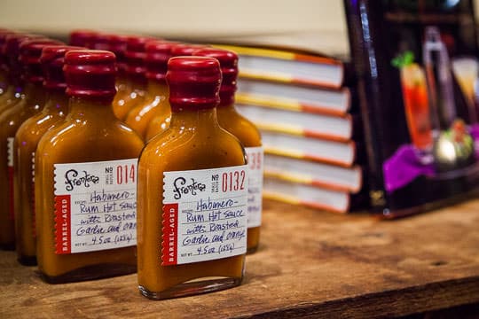 Rick Bayless brought books and hot sauce! Photo by Irvin Lin of Eat the Love.