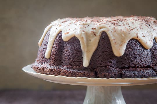 Chocolate Kahlua Poke Cake - The Cookin Chicks