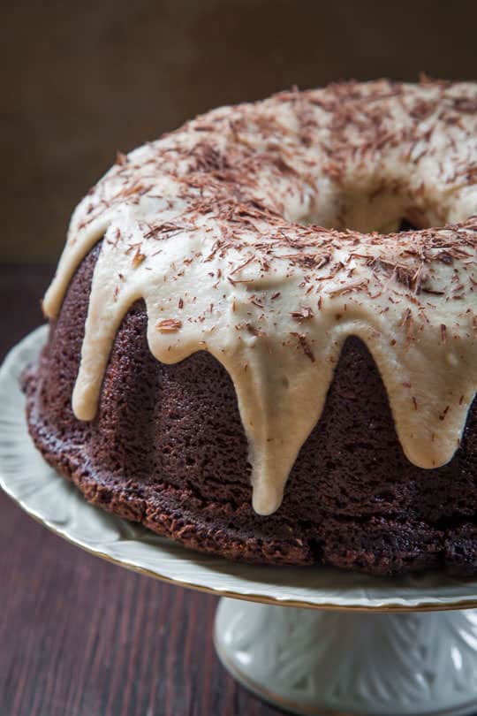Chocolate Kahlúa Bundt Cake Recipe. Photo by Irvin Lin of Eat the Love.