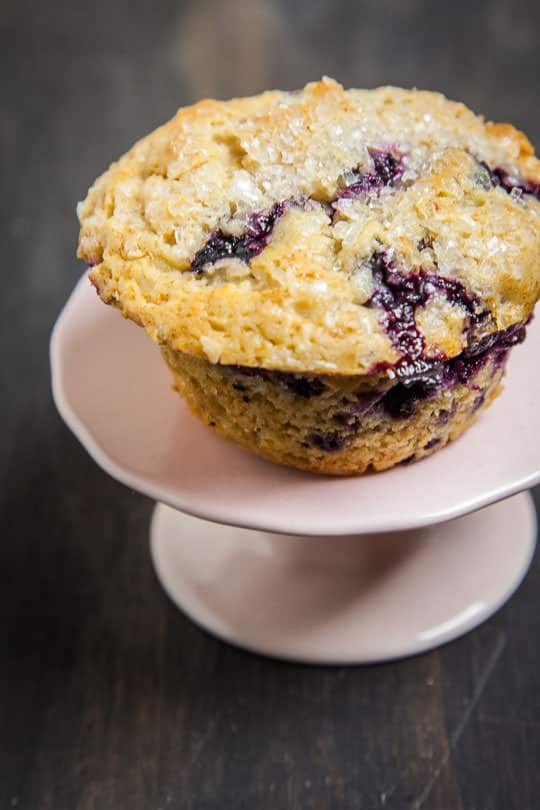 Easy Blueberry Muffin Recipe with Blood Orange. Photo and recipe by Irvin Lin of Eat the Love.