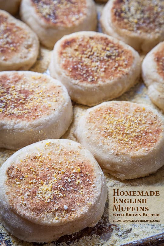 Homemade English Muffins. Recipe and Photo by Irvin Lin of Eat the Love.