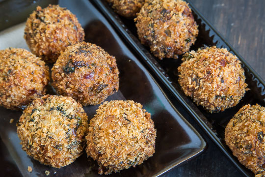 Arancini Recipe for Fried Risotto Balls. Photo and recipe by Irvin Lin of Eat the Love.