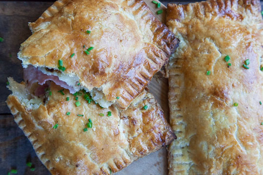 Ham and Cheese Hand Pies. Photo and Recipe by Irvin Lin of Eat the Love.