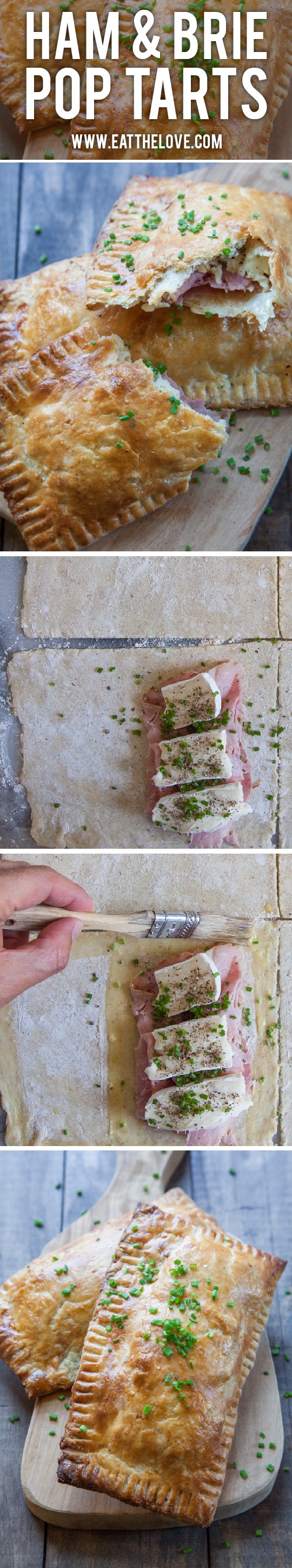 Handheld Ham and Brie Pies. Photo and recipe by Irvin Lin of Eat the Love.