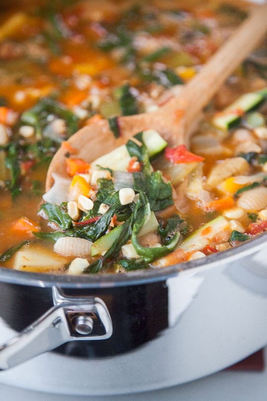 Summer Minestrone. Photo and recipe by Irvin Lin of Eat the Love. 